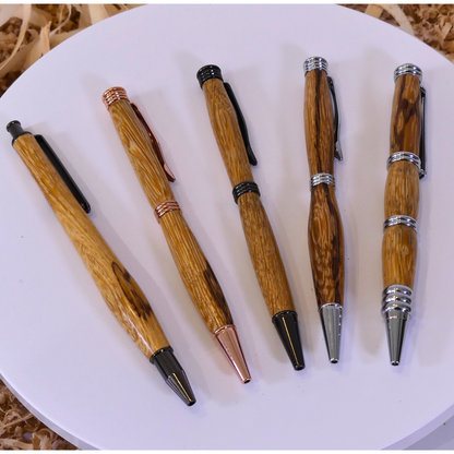 Stylos à billes avec habillage en bois de serpent (6-02-18-8)